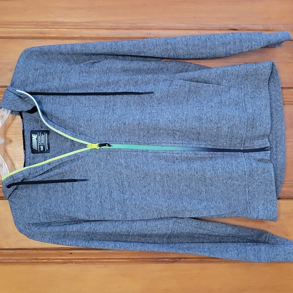 American Eagle Zip Up Hoodie with Ombre Zipper